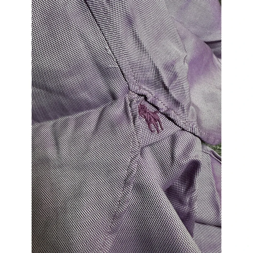 NWT Polo Ralph Lauren Purple Men's Slim Fit Easy Care Sz 17 34/35 Shirt X1